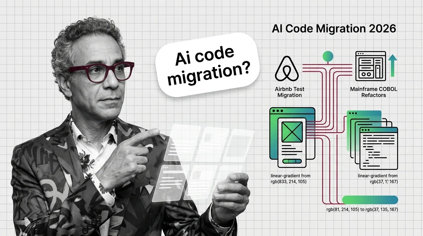 AI agents orchestrating legacy code migration from COBOL mainframes and Java upgrades to modern frameworks in 2026