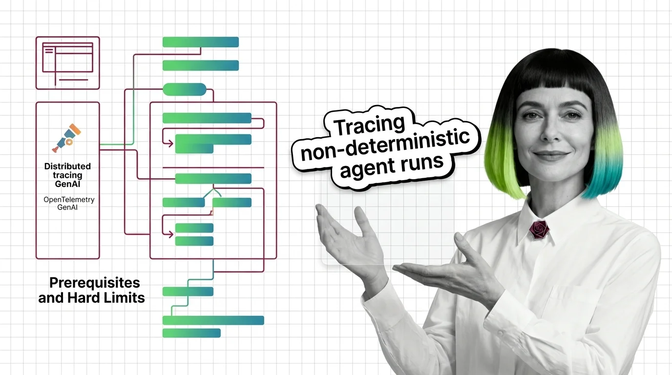 Distributed trace graph branching across agent tool calls and LLM invocations