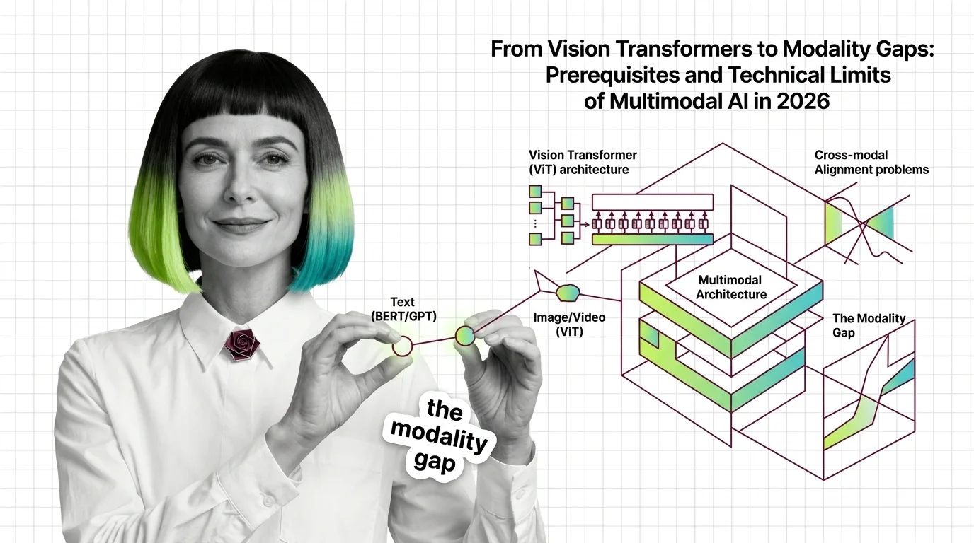 Multimodal architecture prerequisites, vision transformers, modality gap, and cross-modal grounding failure in 2026 AI models